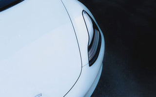 Tesla Model 3 in white